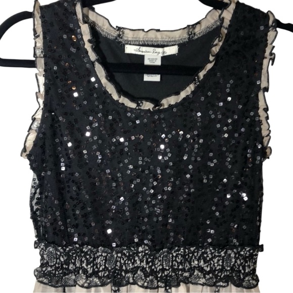 Ultra Pink Black and White Smocked Mini Sundress - Picture 4 of 5